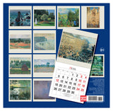 Моне.  Календарь на скрепке