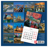 Ночной Санкт Петербург. Календарь на скрепке